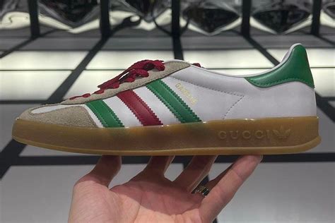 adidas gazelle gucci mujer|adidas x gucci sandals.